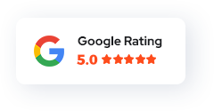 Google Rating 5 stars